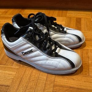 Dexter Men’s White and Black Bowling Sneakers